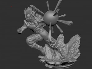 Super Saiyan Gogeta 3D 프린트 모델