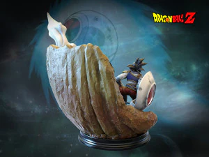 Arrivo di Son Goku Modello 3D