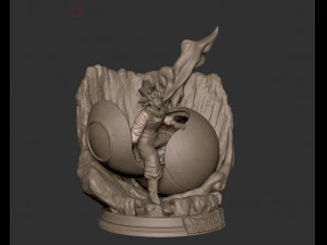 Arrivo di Son Goku Modello 3D