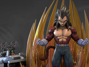 Vegeta Super Saiyan 4 3D Model