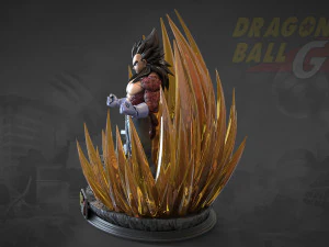 Vegeta Super Saiyan 4 3D Model