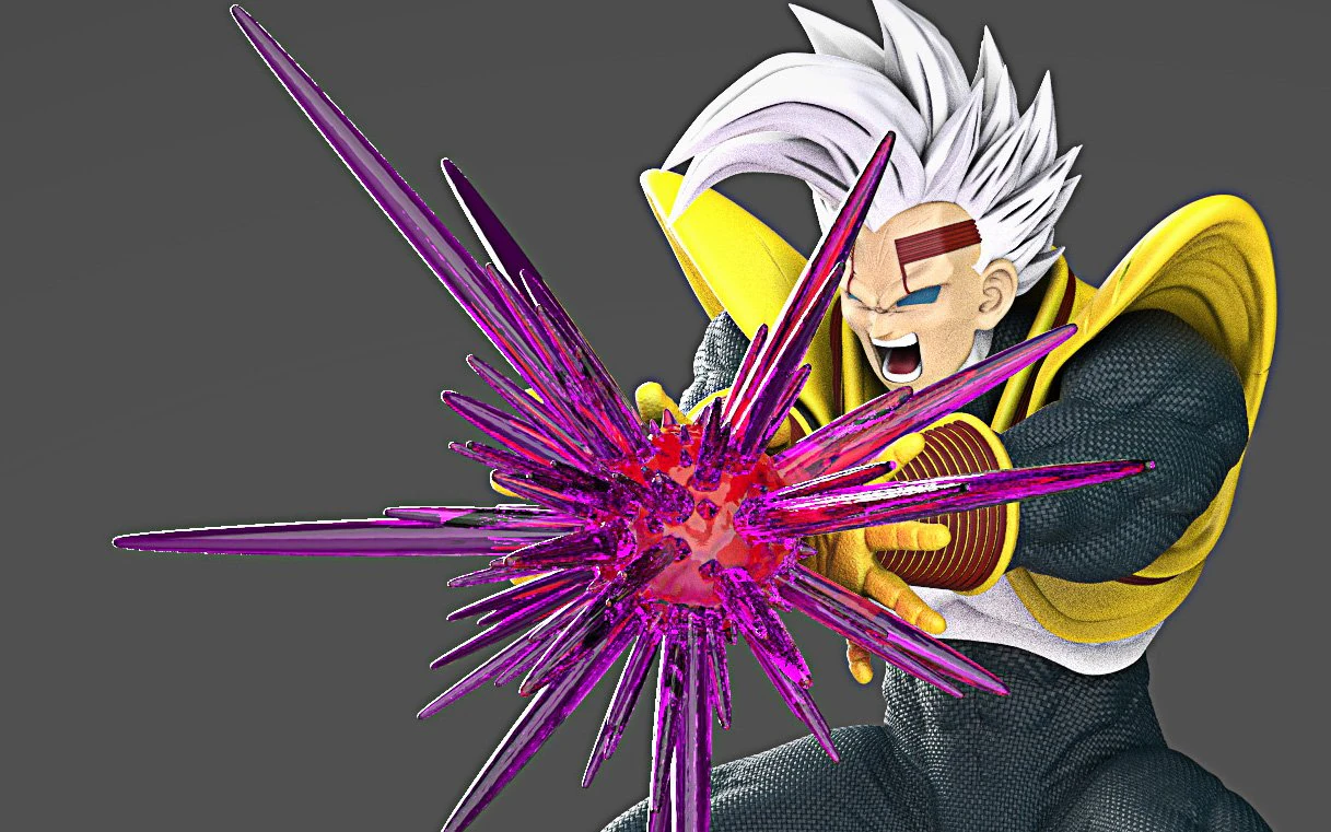 Baby Vegeta 3D Model .c4d .max .obj .3ds .fbx .stl .blend 