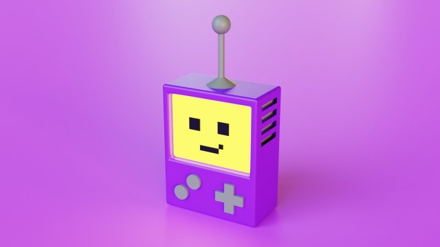 Game Boy Model 3D .c4d .max .obj .3ds .fbx .stl .blend 