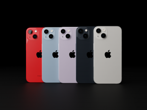 Apple iPhone 14 in Official Design and Colors 3D 모델
