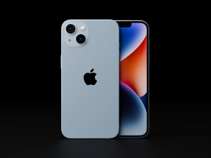 Apple iPhone 14 in Official Design and Colors Model 3D
