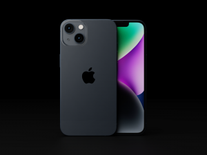 Apple iPhone 14 in Official Design and Colors Model 3D