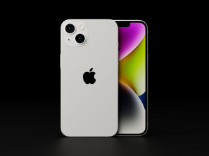 Apple iPhone 14 in Official Design and Colors Model 3D