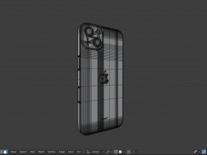 Apple iPhone 14 in Official Design and Colors Model 3D