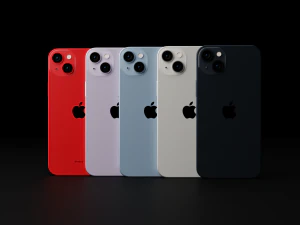 Apple iPhone 14 Plus nel design e nei colori ufficiali Modello 3D