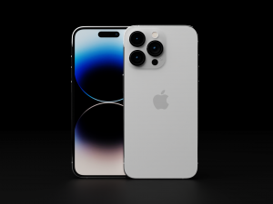 Apple iPhone 14 Pro in Official Design and Colors Model 3D