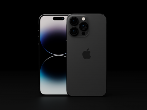 Apple iPhone 14 Pro in Official Design and Colors Model 3D