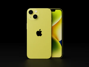 Apple iPhone 14 All Models in Official Design and Colors 3D Model
