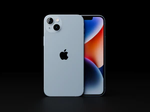 Apple iPhone 14 All Models in Official Design and Colors 3D Model