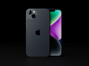 Apple iPhone 14 All Models in Official Design and Colors 3D Model