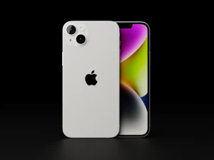 Apple iPhone 14 All Models in Official Design and Colors 3D Model