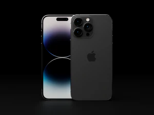 Apple iPhone 14 All Models in Official Design and Colors 3D Model