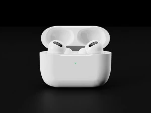 Apple AirPods Pro nei colori ufficiali Modello 3D