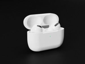 Apple AirPods Pro in Official Colors Model 3D