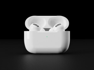 Apple AirPods Pro in Official Colors Model 3D