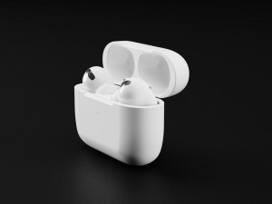 Apple AirPods Pro in Official Colors Model 3D