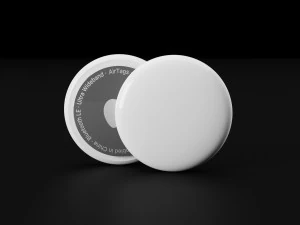 आधिकारिक डिज़ाइन में Apple AirTags 3D मॉडल