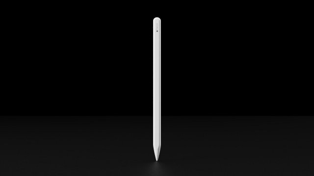 Apple Pencil 2 in Official Design 3D मॉडल .c4d .max .obj .3ds .fbx .stl .blend 
