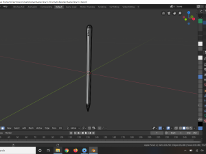 Apple Pencil 2 in Official Design 3D मॉडल