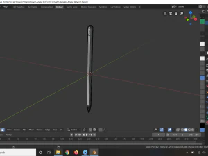 Apple Pencil 2 in Official Design 3D Model