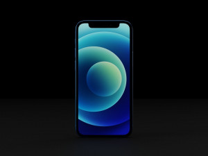 Apple iPhone 12 Mini in Official Colors and Design 3D Model