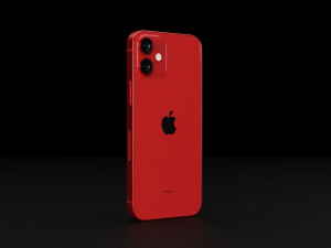 Apple iPhone 12 Mini in Official Colors and Design 3D Model