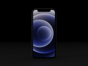 Apple iPhone 12 Mini in Official Colors and Design 3D Model