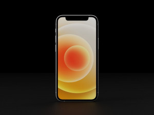 Apple iPhone 12 Mini in Official Colors and Design 3D Model