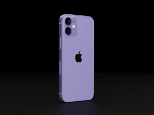 Apple iPhone 12 Mini in Official Colors and Design 3D Model