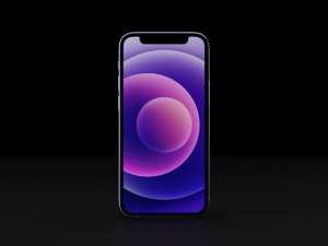 Apple iPhone 12 Mini in Official Colors and Design 3D Model