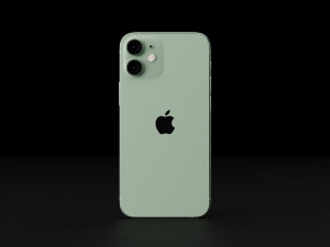 Apple iPhone 12 Mini in Official Colors and Design 3D Model