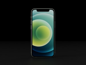 Apple iPhone 12 Mini in Official Colors and Design 3D Model