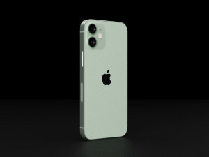 Apple iPhone 12 Mini in Official Colors and Design 3D Model