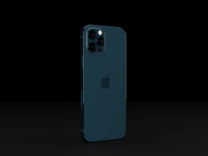 Apple iPhone 12 Pro in Official Colors and Design 3D Model