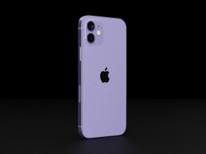 Apple iPhone 12 All Models in Official Colors and Design 3D Модель