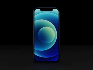 Apple iPhone 12 All Models in Official Colors and Design 3D Model