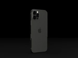 Apple iPhone 12 All Models in Official Colors and Design 3D Model