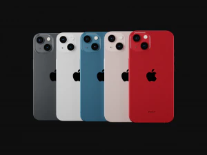 Apple iPhone 13 in All Official Colors and Design 3D Model