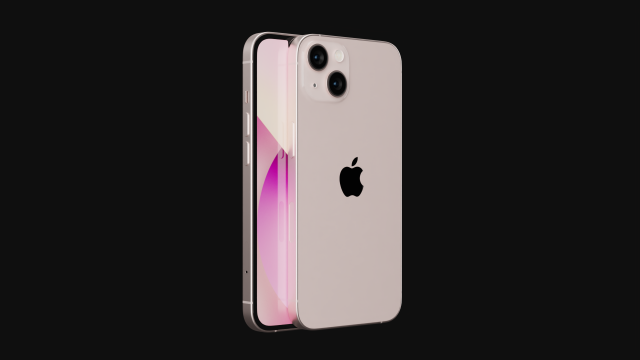 modèle 3D de Apple iPhone 13 rose - TurboSquid 1828867