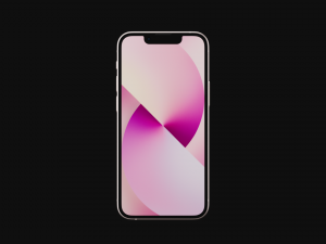 Apple iPhone 13 Mini in Official Colors and Design 3D Модель