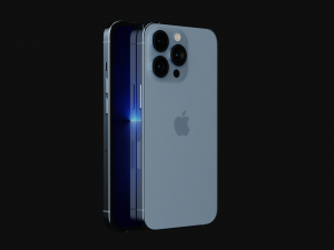 Apple iPhone 13 Pro in Official Colors and Design Modelo 3D