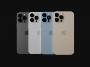 Apple iPhone 13 Pro Max in Official Colors and Design 3D Model