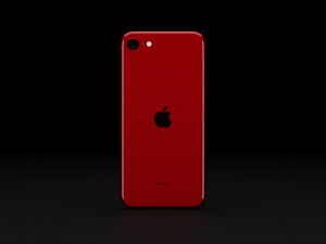 Apple iPhone SE 2022 in Official Colors and Design 3D 모델