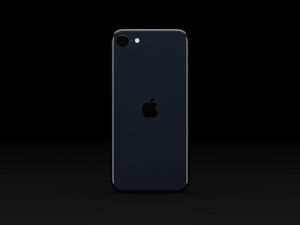 Apple iPhone SE 2022 in Official Colors and Design 3D 모델