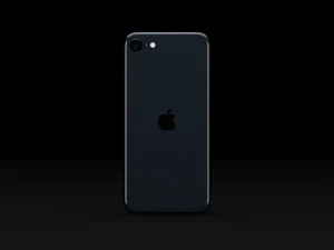 Apple iPhone SE 2022 in Official Colors and Design 3D Model