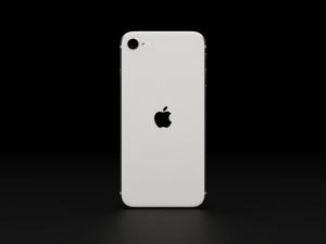Apple iPhone SE 2022 in Official Colors and Design 3D 모델